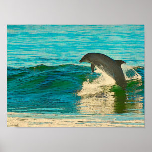 Poster Le dauphin est mon esprit animal