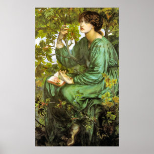 Poster Le Daydream 1880 Pré Raphaelite Beauté