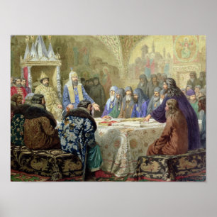 Poster Le début de la dissidence d'église en Russie