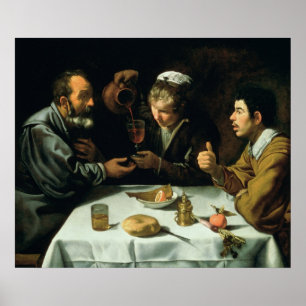 Poster Le déjeuner, 1620