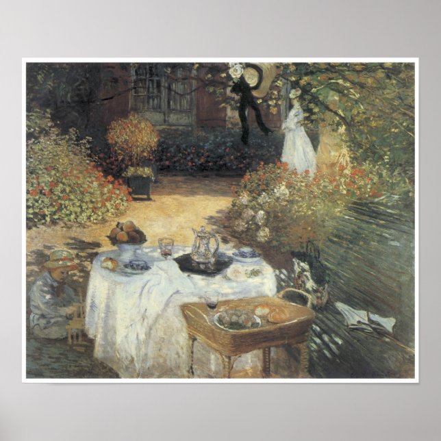 Poster Le Dejeuner, 1873 (Devant)