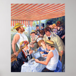 Poster Le déjeuner 2,0 de Renoir