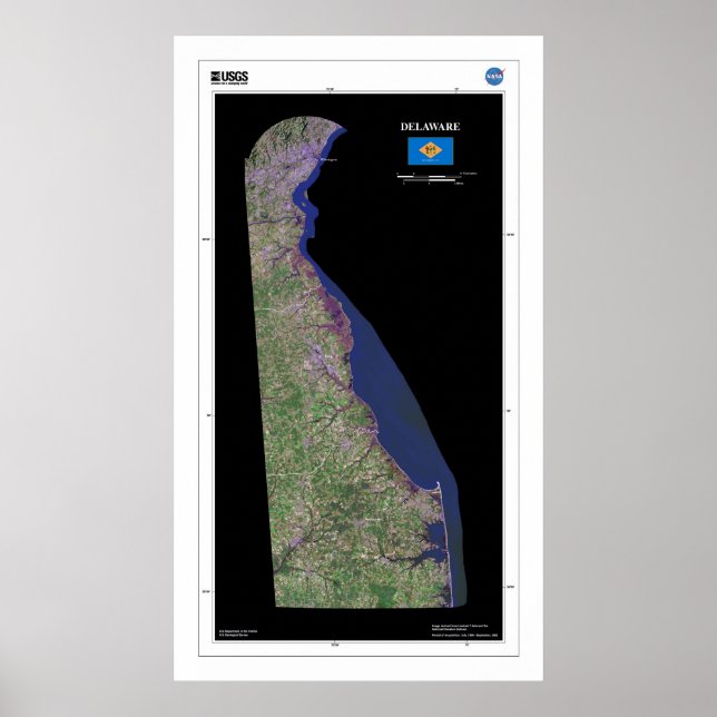 Poster Le Delaware De L'Affiche Spatiale (Devant)