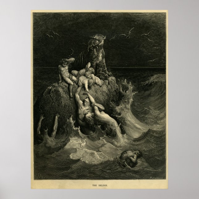 Poster Le déluge (Devant)