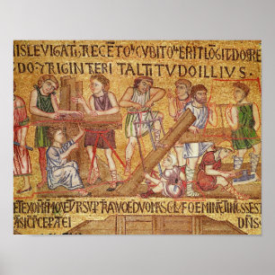 Poster Le déluge, de l'Atrium, détail de