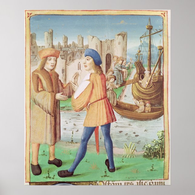 Poster Le départ d'Aeneas (Devant)