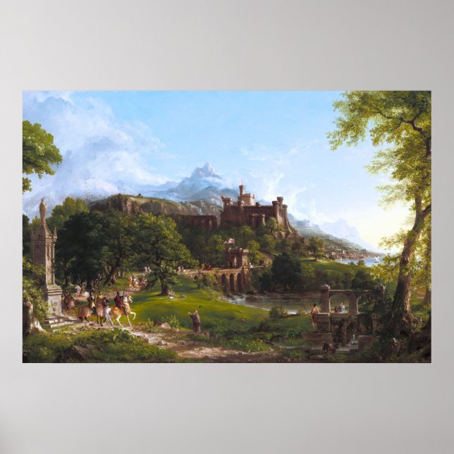 Poster Le départ de Thomas Cole (Devant)