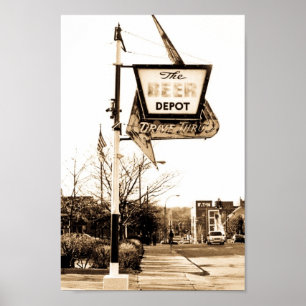 Poster Le dépôt de bière d'Ann Arbor Michigan