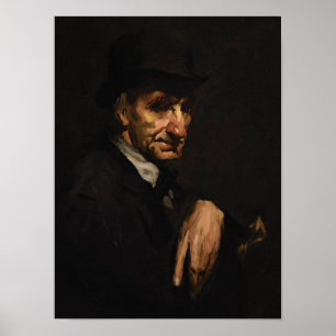 Poster Le Derby noir de George Bellows (1905)