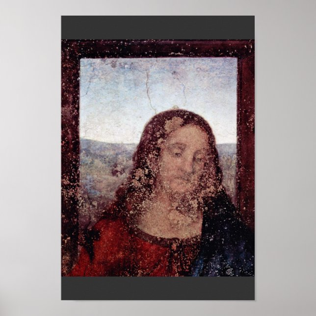 Poster Le Dernier Détail De La Cène Par Leonardo Da Vinci (Devant)
