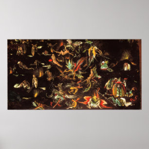 Poster Le dernier jugement par Hieronymus Bosch