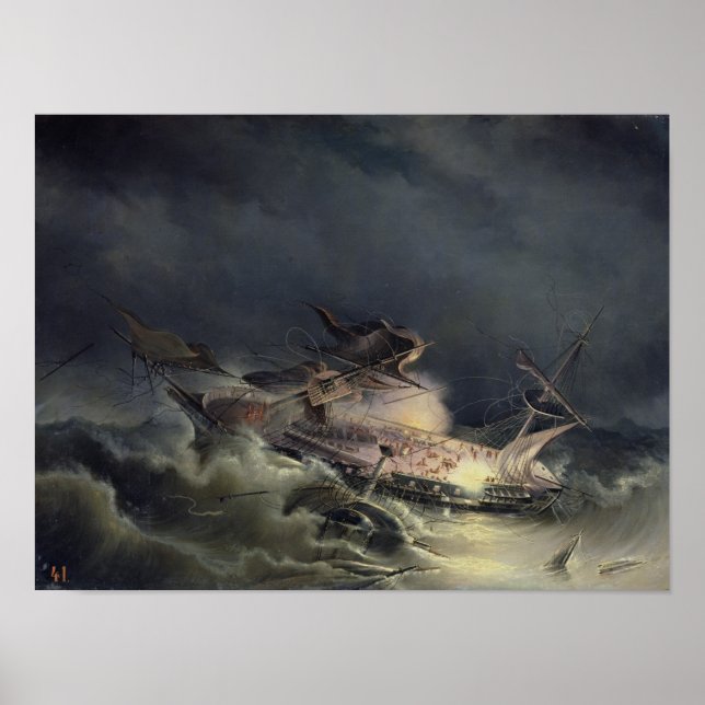 Poster Le désastre de la Liner Ingermanland (Devant)