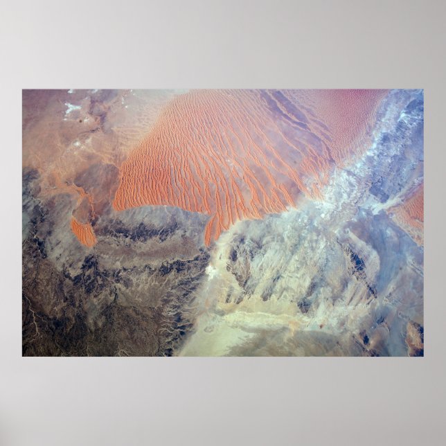 Poster Le Désert Du Sahara En Algérie, Afrique Du Nord. (Devant)