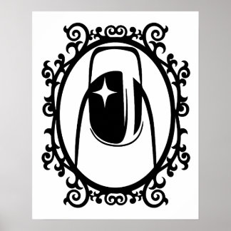 Poster Le design des ongles est une forme d'art