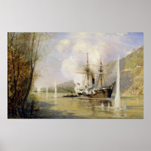 Poster Le destructeur russe 'Shutka'