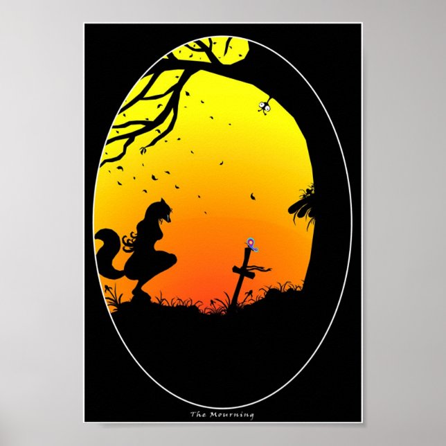 Poster Le deuil (Devant)