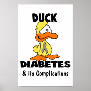Poster Le diabète de canard et ses complications