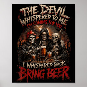 Poster Le diable chuchota pour chuchoter en retour Apport