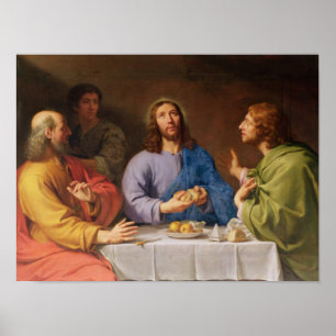 Poster Le dîner chez Emmaus