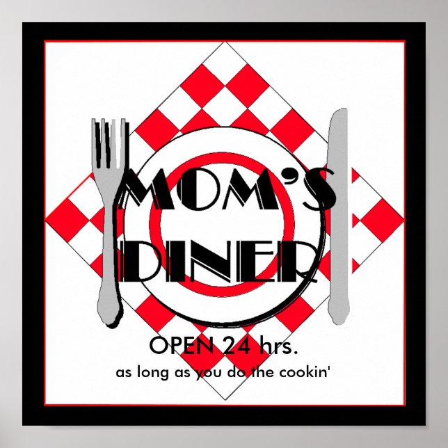 Poster Le dîner de maman. (Devant)