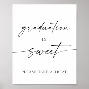 Poster Le Diplôme Est Doux S'Il Vous Plaît Prendre Un Sig