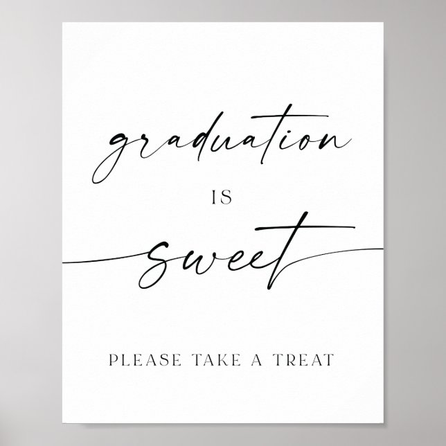 Poster Le Diplôme Est Doux S'Il Vous Plaît Prendre Un Sig (Devant)