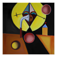 Le docteur de la peste - Peinture à l'huile