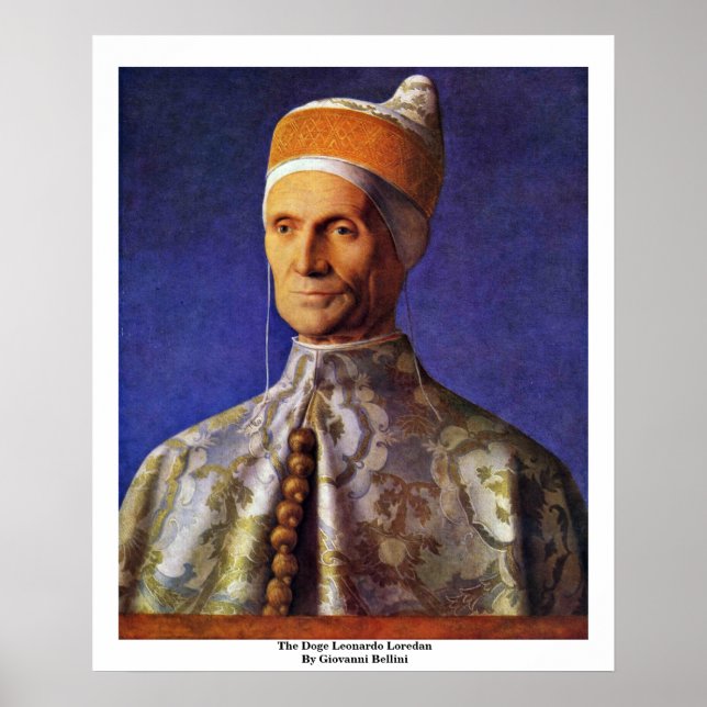 Poster Le Doge Leonardo Loredan Par Giovanni Bellini (Devant)
