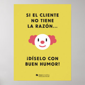 Poster Le donnez avec humeur avec remise