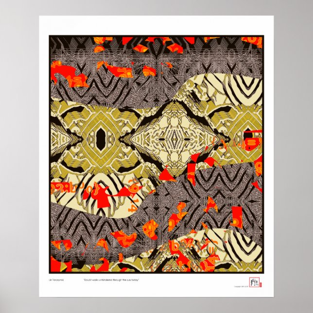 Poster Le doute marche sans entraves (Devant)