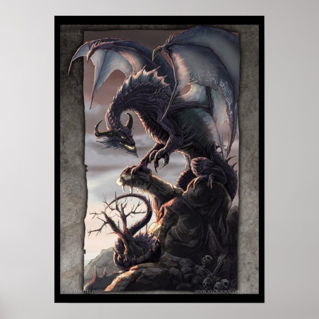Poster Le dragon au crépuscule (Devant)