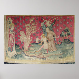 Poster Le Dragon Combattre avec les Serviteurs de Dieu