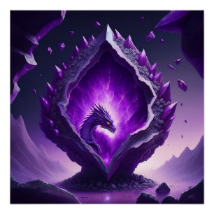 Poster Le Dragon Émerge De Split Dans Un Camion Qu'Il A C