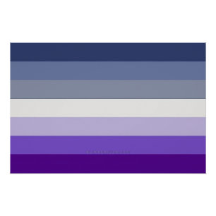 Poster Le drapeau de la fierté lesbienne boucher de Slipp
