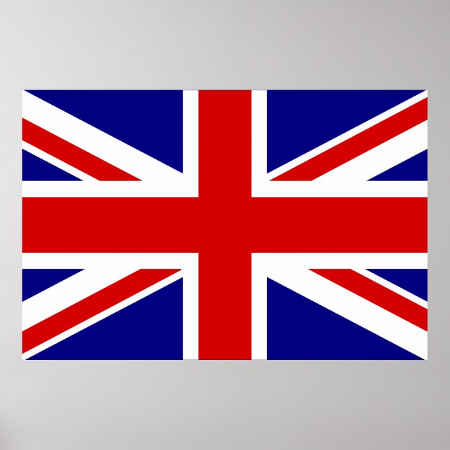 Poster Le drapeau Union Jack (Devant)