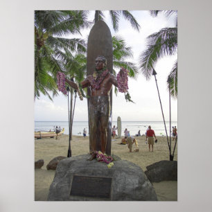 POSTER LE DUC DE HAWAII KAHANAMOKU