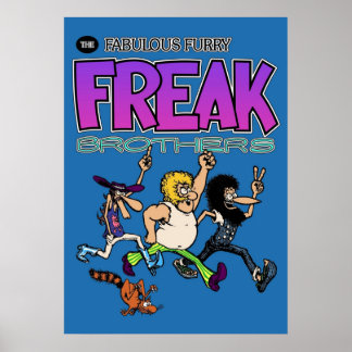 Poster Le fabuleux Masque Brothers Sticker Furry