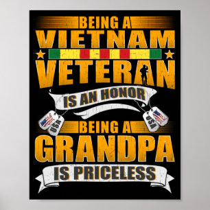 Poster Le fait d'être un vétéran du Vietnam est un honneu