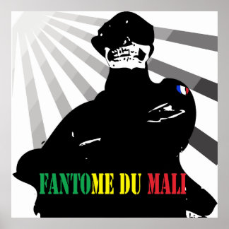 Poster Le fantôme du Mali - soldat français au Mali