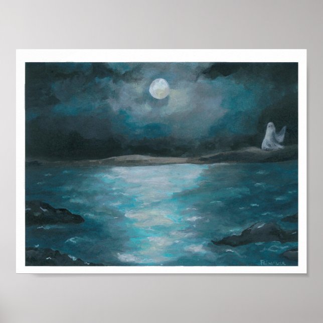 Poster Le fantôme sur le rivage (Devant)