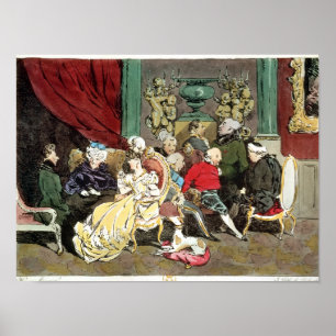 Poster Le Faubourg Saint-Germain, gravé par Delpech