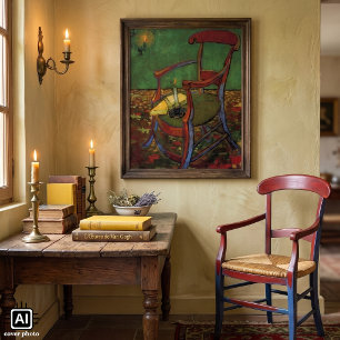 Poster Le fauteuil de Paul Gauguin par Vincent van Gogh