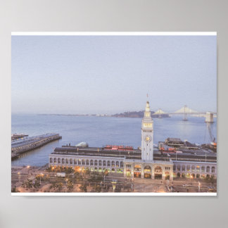 Poster Le Ferry Building de San Francisco
