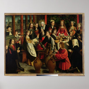 Poster Le festin de mariage chez Cana, c.1500-03