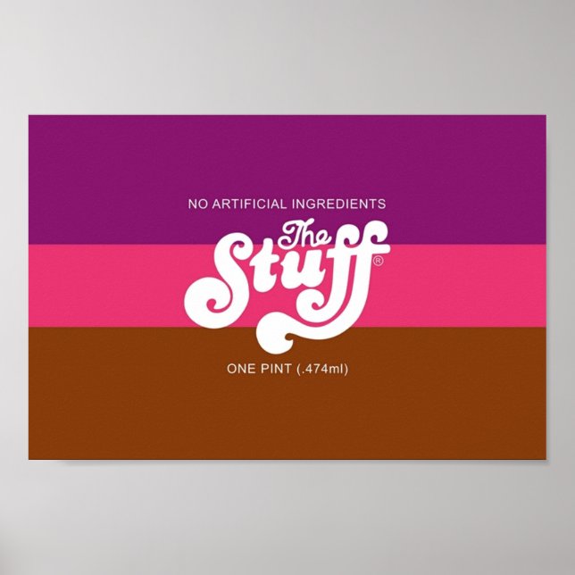 Poster Le film d'horreur Stuff (Devant)