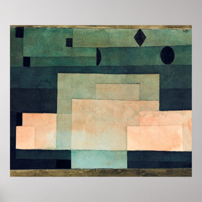 Poster Le firmament au-dessus du temple (1922) par Paul k (Devant)