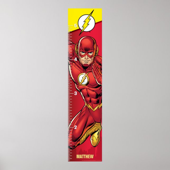 Poster Le Flash | Graphique de croissance (Devant)