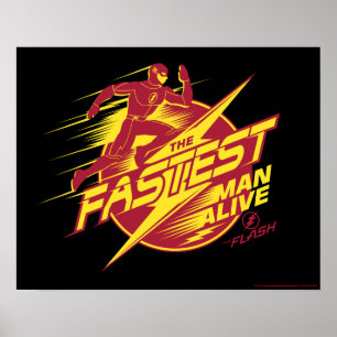 Poster Le Flash   L'Homme Le Plus Rapide Vit