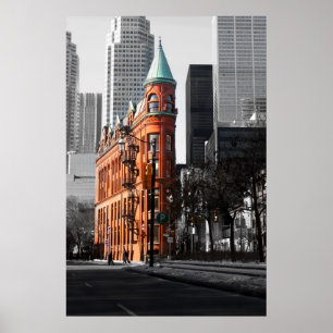 Poster Le Flatiron Building, Toronto.