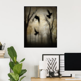 Poster Le Flou Des Corbeaux